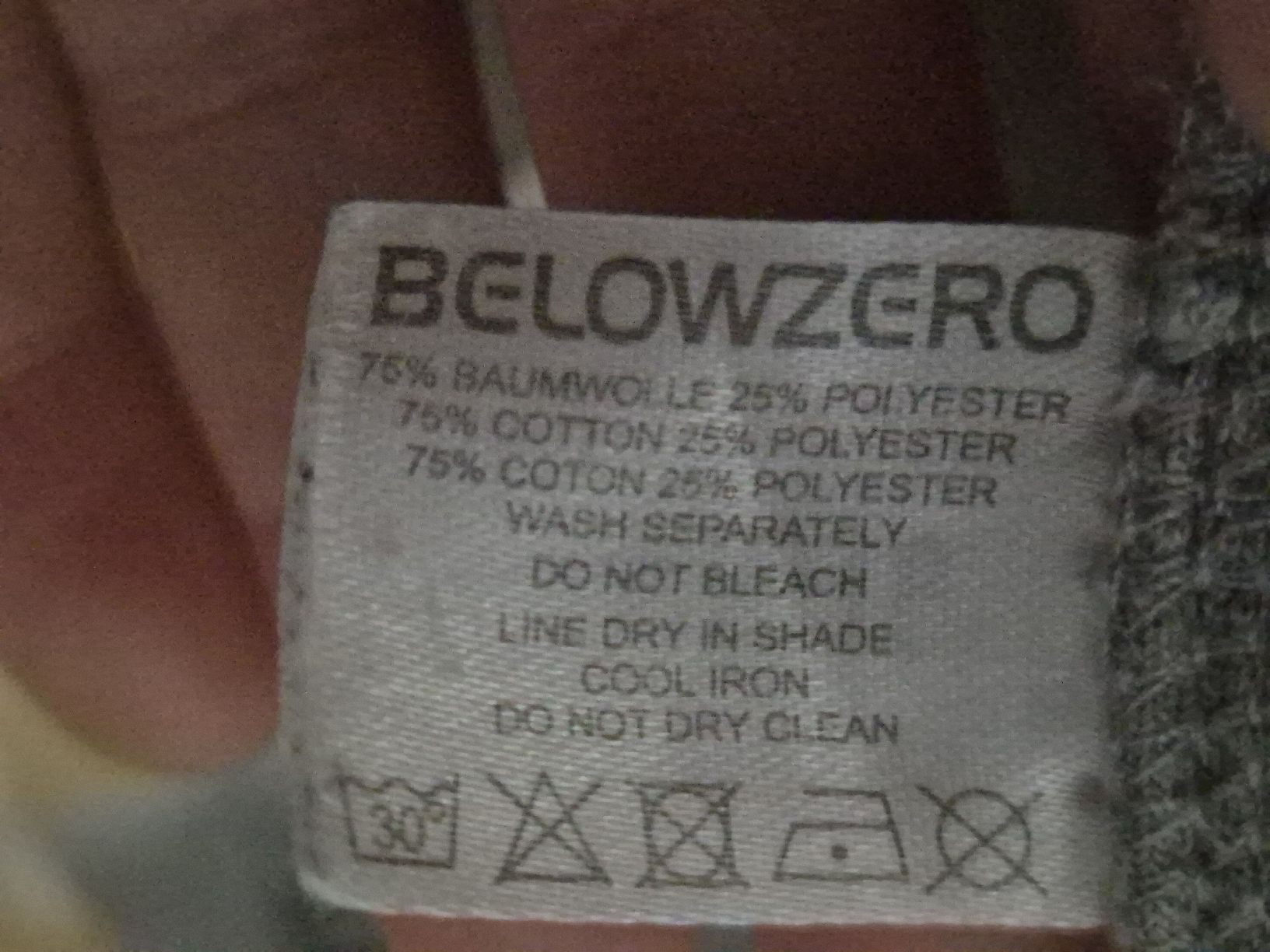 Maglioni & Felpe: Belowzero Pullover mit Reissverschluss grau Grösse XXL – Usato da Zürich venduto da Drago670 6