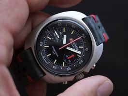 Roamer pasadena 733 pilot chronograph, valjoux 7733, NOS