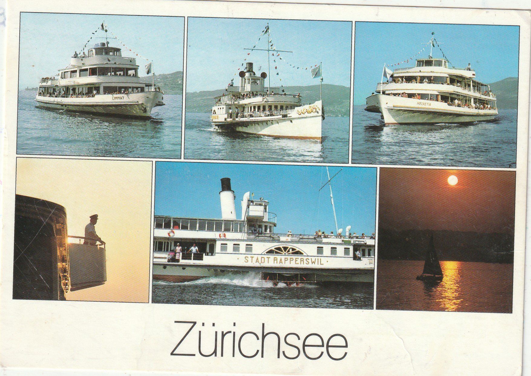 Cartoline postali: Schiffen - Zürichsee – Usato da Lumbrein venduto da made02