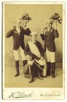 Foto - Studentenverein. Studentika. Winterthur. Circa 1890