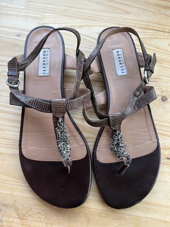 Sandales Fratelli Rossetti T38 Cuir