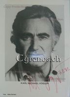 Karl Michael Vogler (1928-2009) Schauspieler - Autogramm