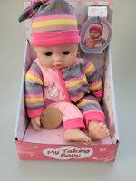 Puppe Baby mit Sound 38 cm Lissi Neu