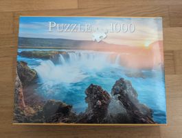 Puzzle Godafoss Wasserfälle 1000 Teile ca. 70x50 cm neu