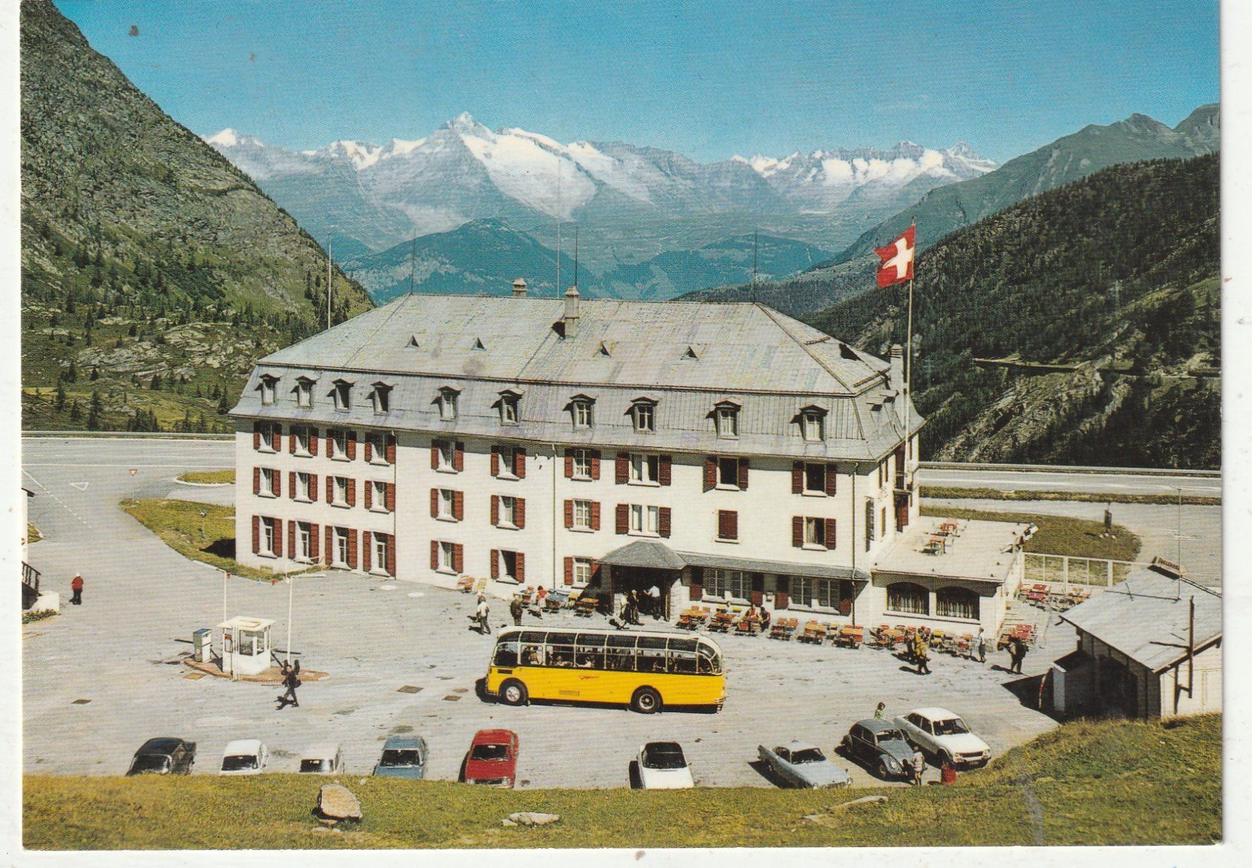 Cartoline postali: Postauto am SSimplonpass – Usato da Lumbrein venduto da made02