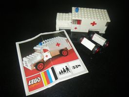 Lego System 338 Rot-Kreuz-Krankenwagen aus dem Jahr 1970