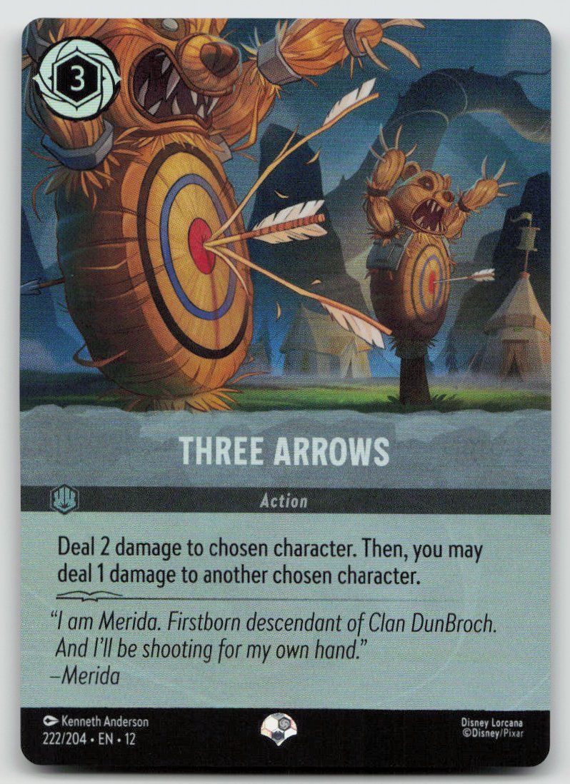 Disney Carte collezionabili: Lorcana THREE ARROWS 222/204 EN-12 EPIC – Usato da Lugano venduto da VlaseCard