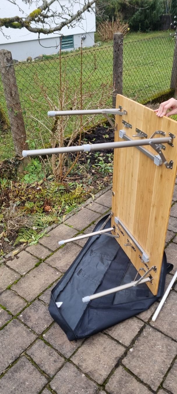 CAMPZ Falt-Campingtisch Bambus (Gebraucht) in Embrach fr CHF 60  nur  Abholung auf Ricardo kaufen