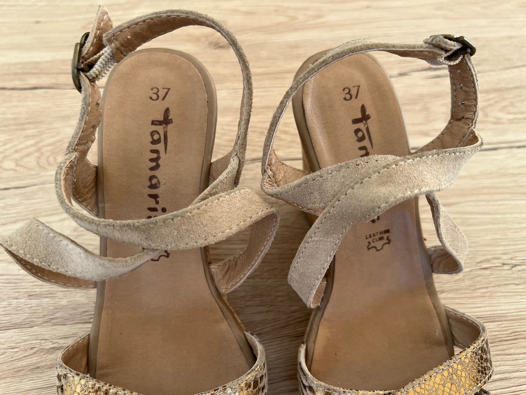Tamaris Scarpe da donna: Sandales Tamaris cuir – Usato da La Chaux-de-Fonds venduto da GabrielaKlein 2