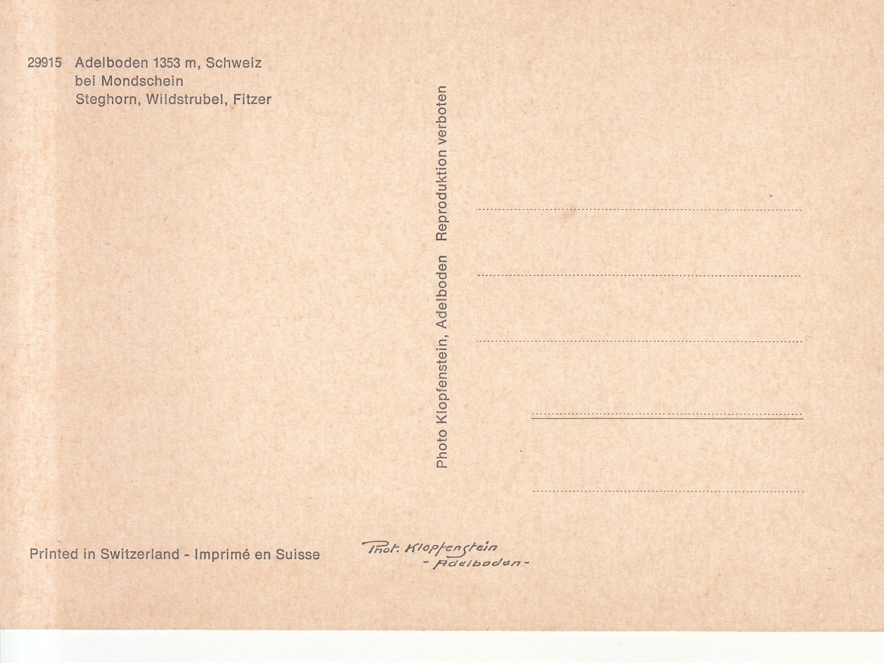 Cartes postales: Adelboden ca. 1970 – D'occasion à Bürglen TG par StampGraf 1