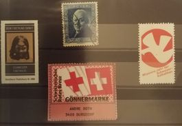 2939) Vignetten Schweiz, mit seltener Lugano gestempelt
