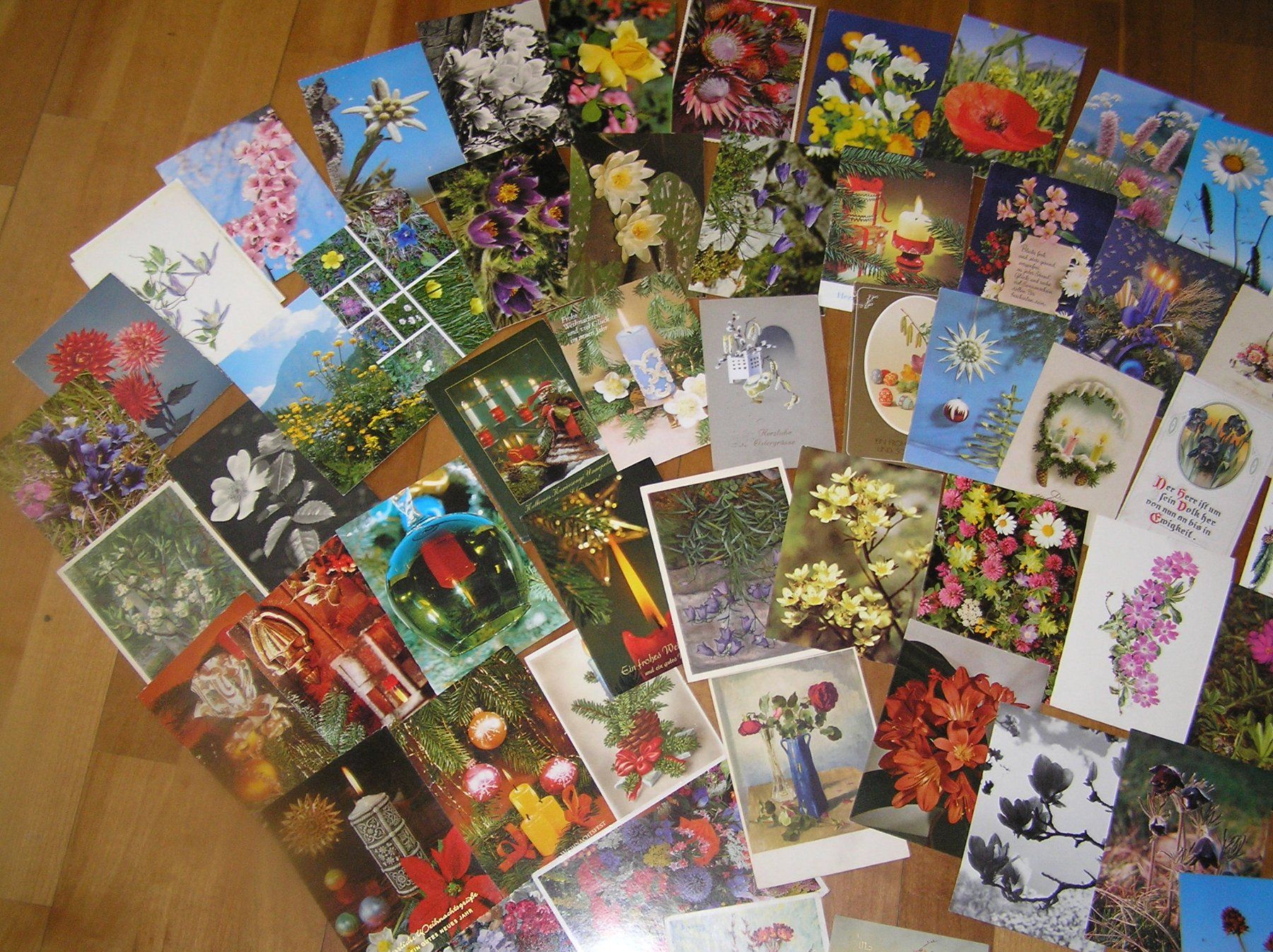 Cartoline postali: 200 Gruss - Blumenkarten – Usato da Lumbrein venduto da made02 1