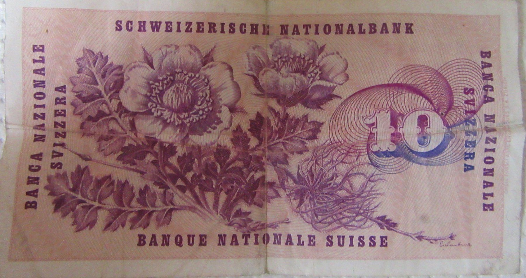 Banconote: 10 Fr. Note – Usato da Rüdtligen venduto da Carfield04 1