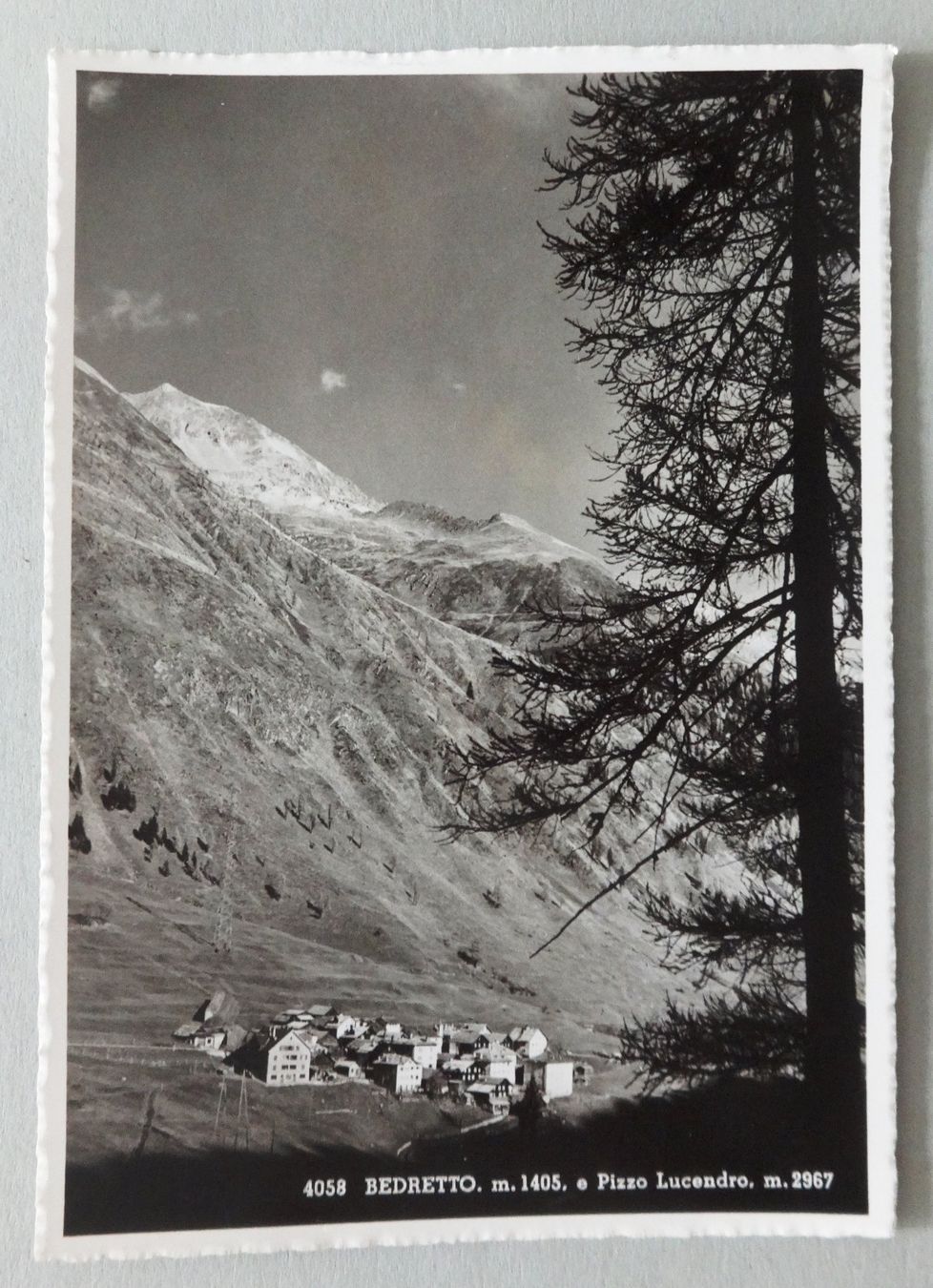 Cartes postales: Bedretto m. 1405 e Pizzo Lucendro m. 2967 – D'occasion à Fétigny par Billy2miny