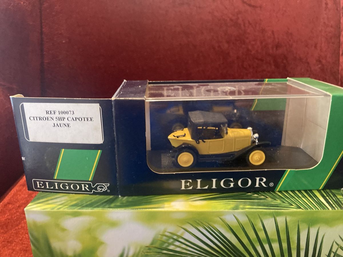 Modellbausätze & Standmodelle: Citroën 5HP capote jaune. 1/43. Eligor – Neu (gemäss Beschreibung) aus Versoix von Jeannot57 5