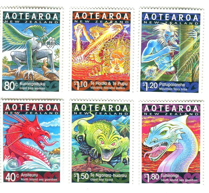 Tous les timbres: Briefmarken "Fabelwesen". Neuseeland – Neuf avec emballage d'origine à Basel par Butsch5