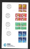 4 FDC 632 - 635 Serie Viererblöcke ET Bern 6.9.1979