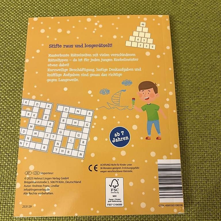 Libri: Rätsel für Kinder – Usato da Zimmerwald venduto da wuff81 1
