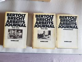 Bertold Brecht Arbeits Journal 1973 - 1. Auflage - 3 Bücher