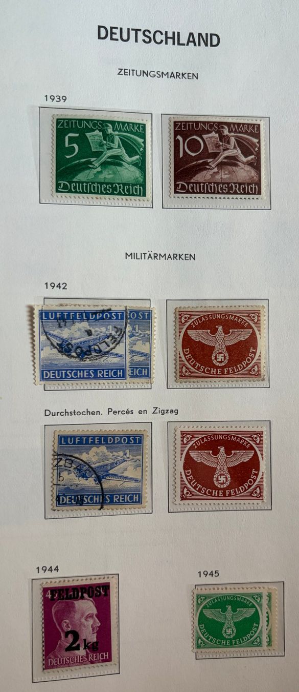 Alle Briefmarken: Briefmarken Deutsches Reich – Gebraucht aus Dotzigen von ser_8hp9
