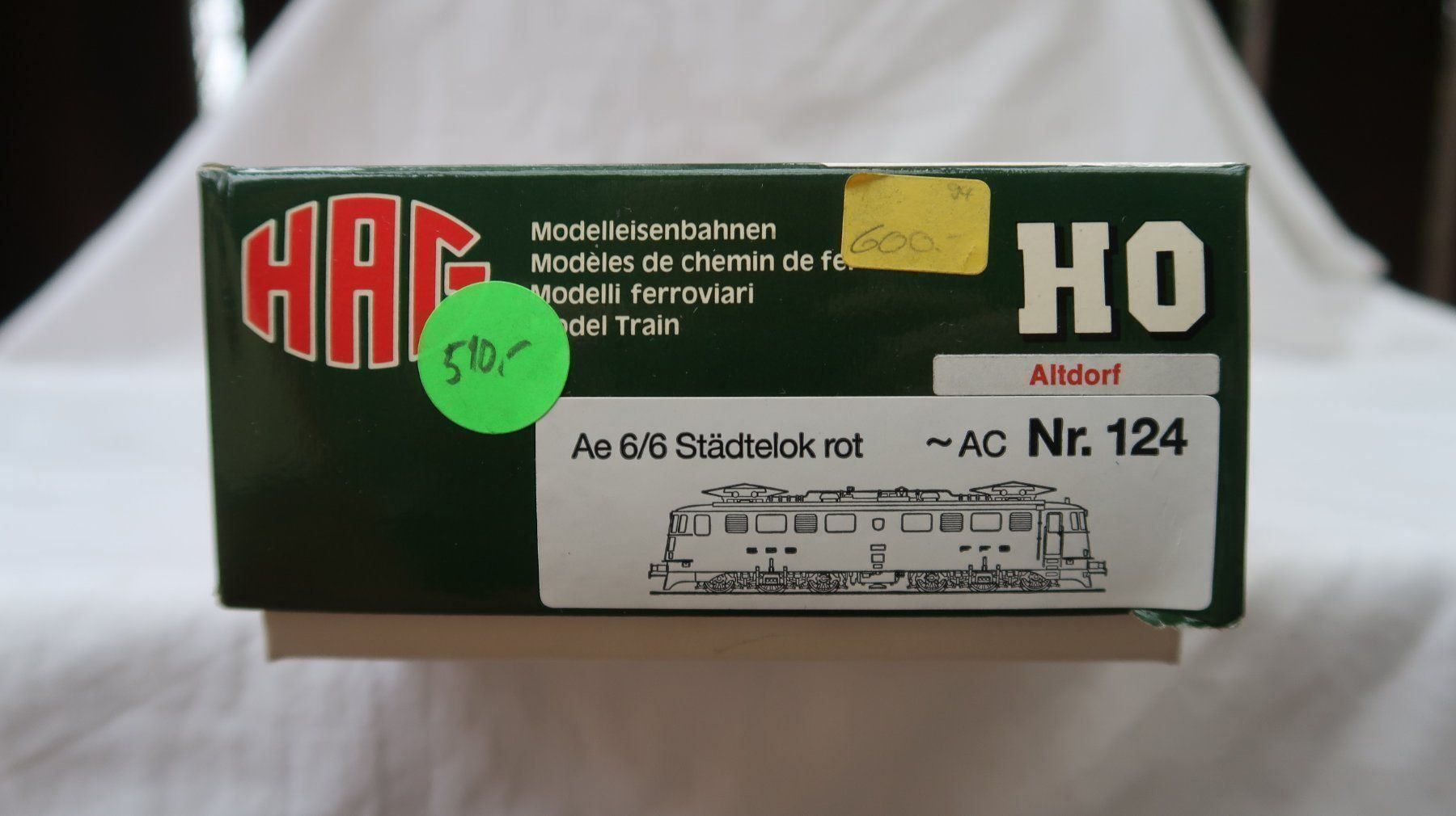 Hag Modellini di ferrovie: HAG Nr.124 Ae 6/6 Städtelok "Altdorf" – Nuovo (secondo la descrizione) da Muttenz venduto da Laeckerlihamschter 9