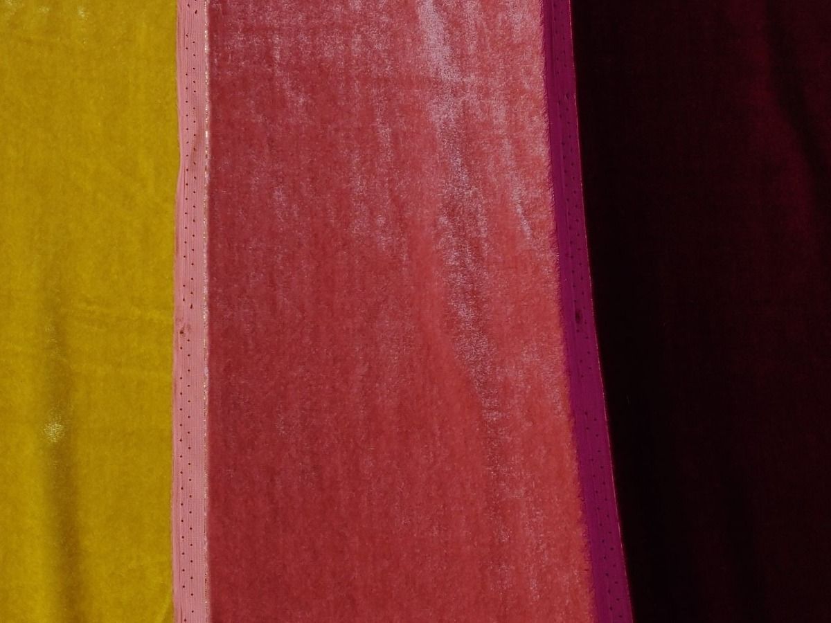 Stoffe: Velours Viskose & 20% Seide 1.65x1.30m rosa – Neu (gemäss Beschreibung) aus Lufingen von Voyager7 7