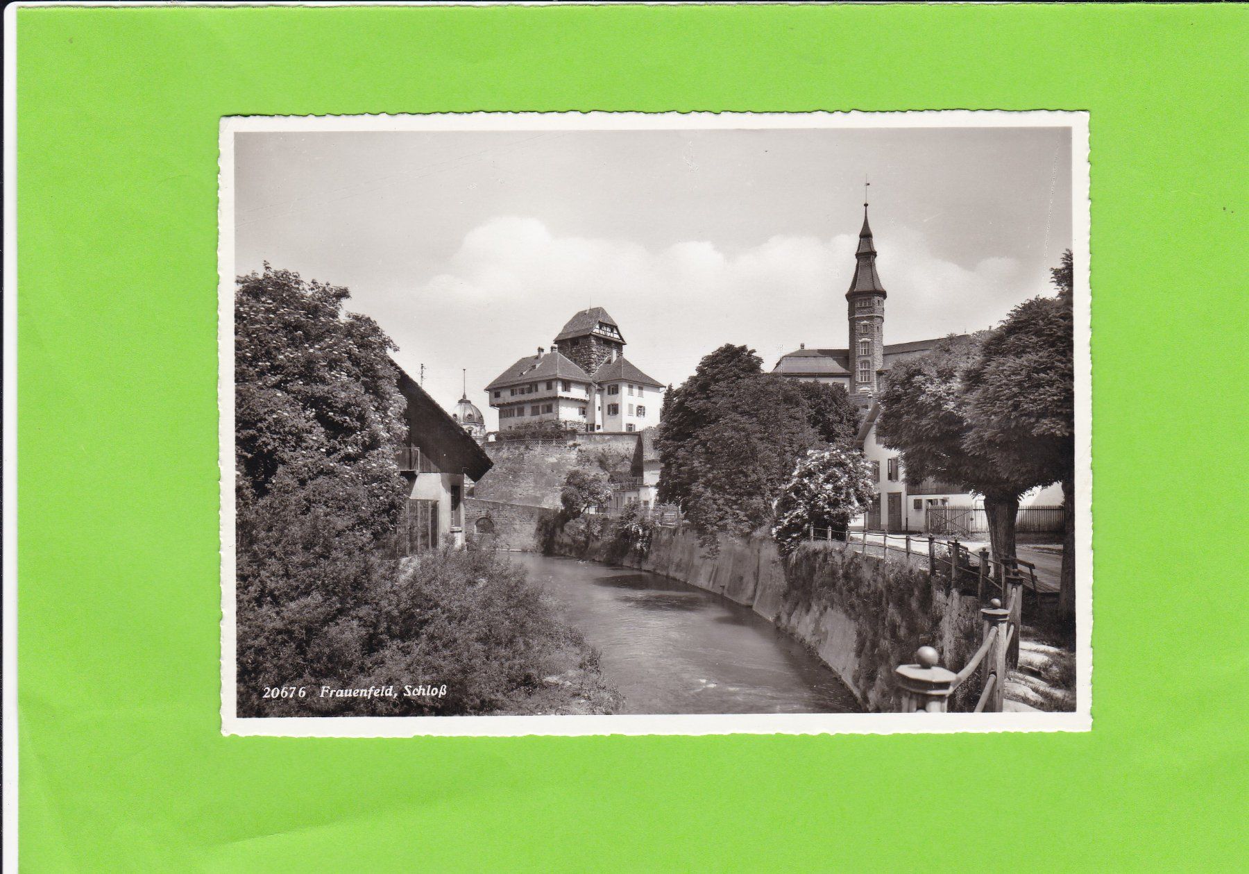 Cartoline postali: Frauenfeld, Schloss – Usato da St. Peterzell venduto da neckertal