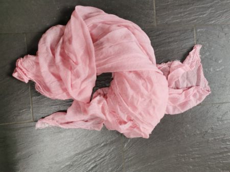 Faliero Sarti Schal Stola Tuch Kaschmir Seide Rosa