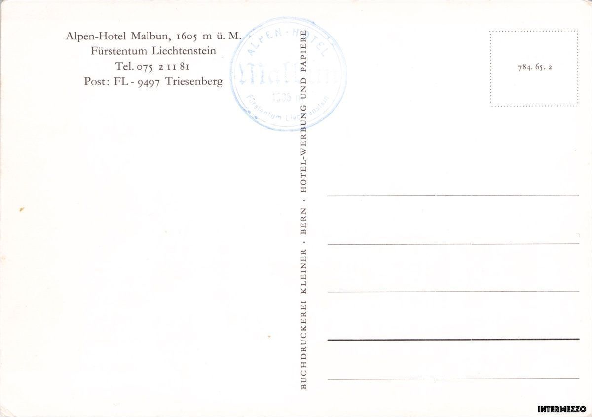 Cartes postales: Malbun Alpen Hotel Oldtimer Triesenberg – D'occasion à Basel par intermezzo12 1
