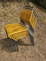 6x Schaffner Säntis Stühle gelb