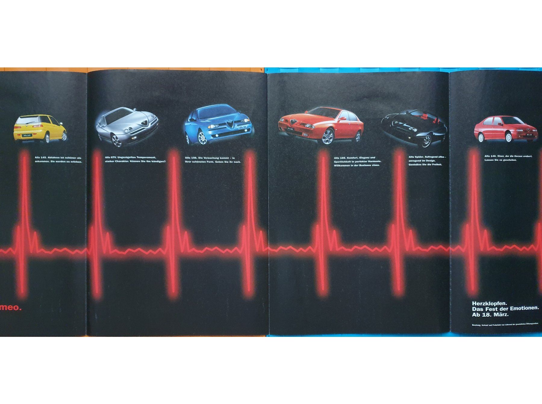 Riviste & Magazine: ALFA ROMEO PROGRAMM 1997 - Prospekt / Katalog – Nuovo (secondo la descrizione) da Viganello venduto da CARLiteratur 6