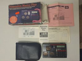 Dimensionen Messungs Gerät vintage
