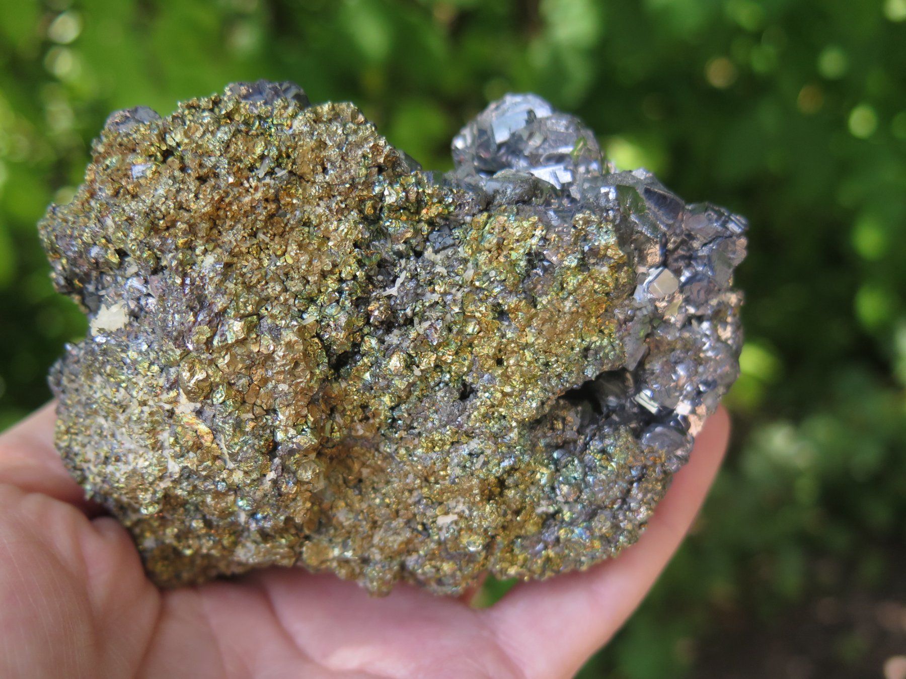 Minerali & Pietre curative: Bleiglanz mit Pyrit, sehr glänzend, ca. 603 gr. – Usato da Schaffhausen venduto da Yamakana51L8736OQ8 7