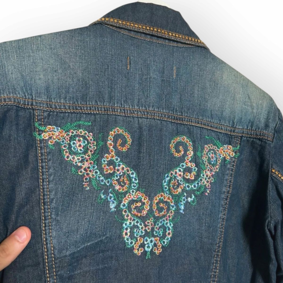 Versace Jacken: Vintage Versace 00’s denim jacket – Neu (gemäss Beschreibung) aus Plan-Les-Ouates von Loved_Panda_Clothing 2