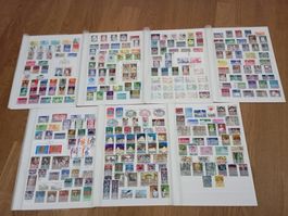 Briefmarkensammlung FL 1966-1980, 304Stück, Kat.wert CHF 292