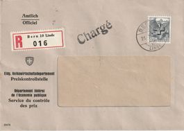 Brief-Einschreiben Eidg.Volkswirtschaft
