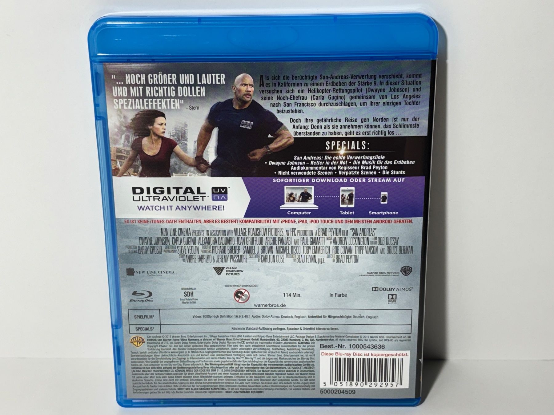 Tutti i DVDs: San Andreas Blu Ray – Usato da Wilderswil venduto da Sstriker 1