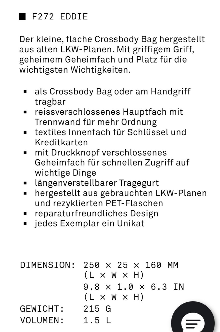 Freitag Borse: Freitag  F272 EDDIE   – Nuovo (secondo la descrizione) da Summaprada venduto da 23687 1