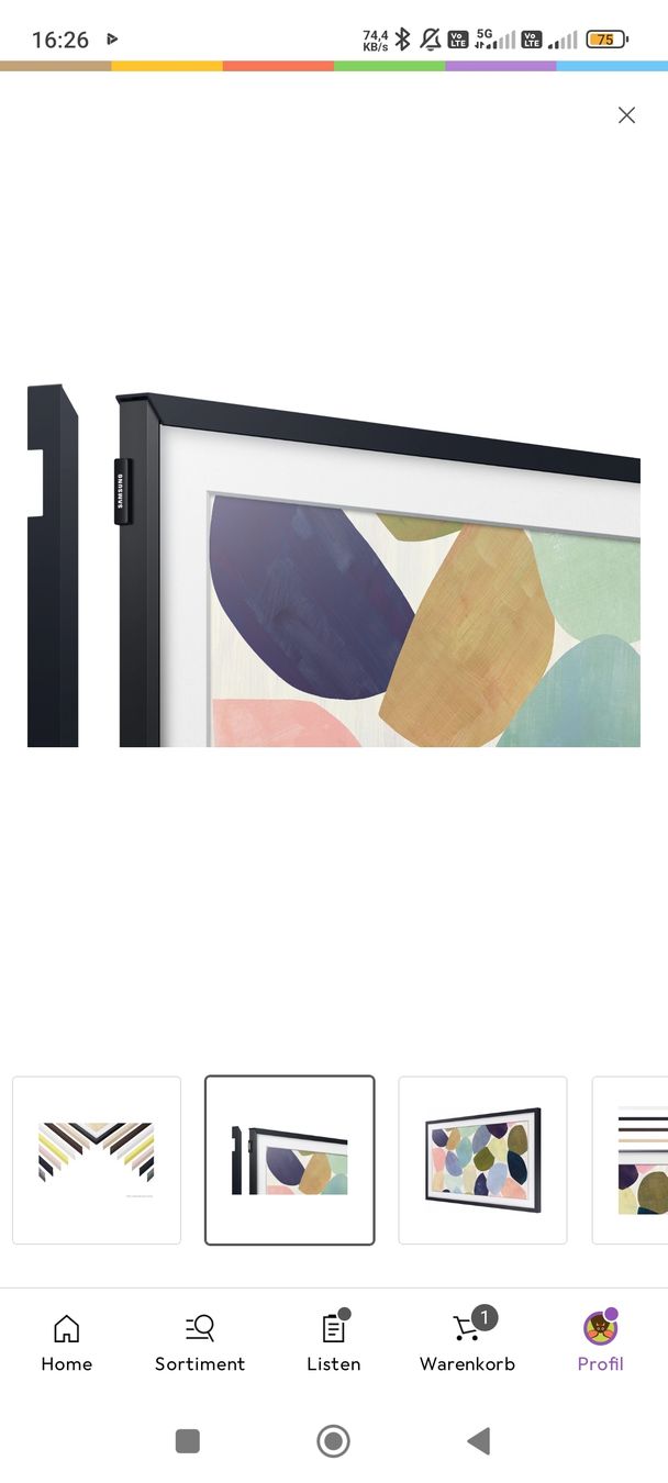Televisori: Samsung The Frame Wechselrahmen 32" schwarz – Nuovo e nell'imballaggio originale da ostermundigen venduto da ks1haeni 3