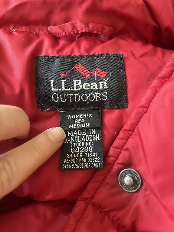 Gilet & Giacche senza maniche: L.L. Bean Daunenweste, Grösse M, Rot – Usato da Zürich venduto da rit_g825 2
