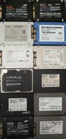 12×diverse SSD Festplatten  64GB-512GB