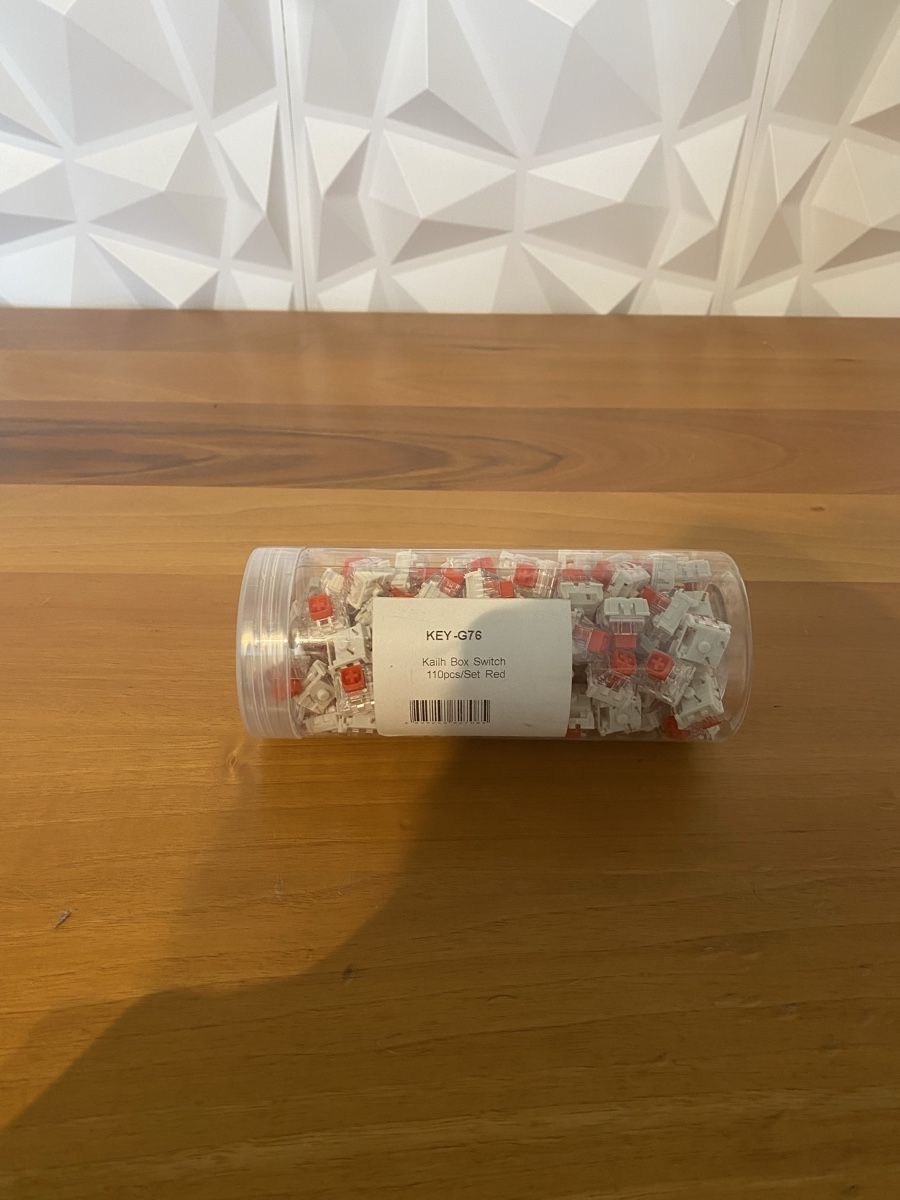 Tastiere: Kailh Box Switch 110pcw/Set Red – Nuovo e nell'imballaggio originale da Madetswil venduto da Roberto_Ant
