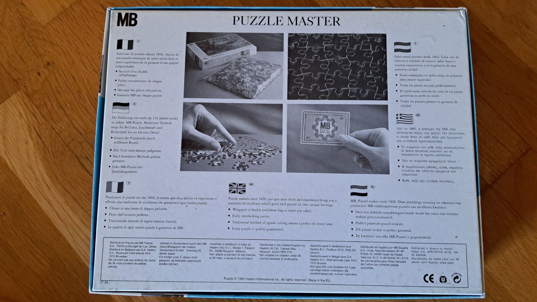 Puzzle: Puzzle MB Voyage 1000 Teile – Usato da Suhr venduto da masha80 2