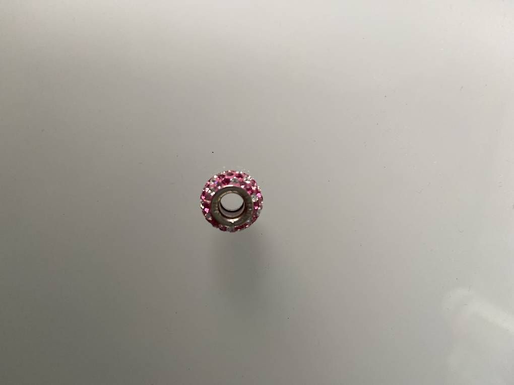 Ciondoli: Charm rosa con strass, marca Amore & Baci – Usato da Mendrisio venduto da ali_72xt 1