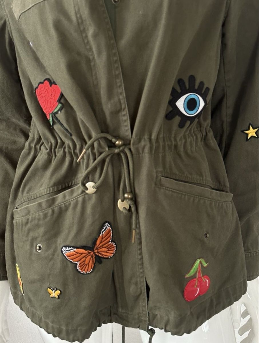 Jacken: Khaki Patch Jacket - Unique Style – Gebraucht aus Vevey von ledidream 6