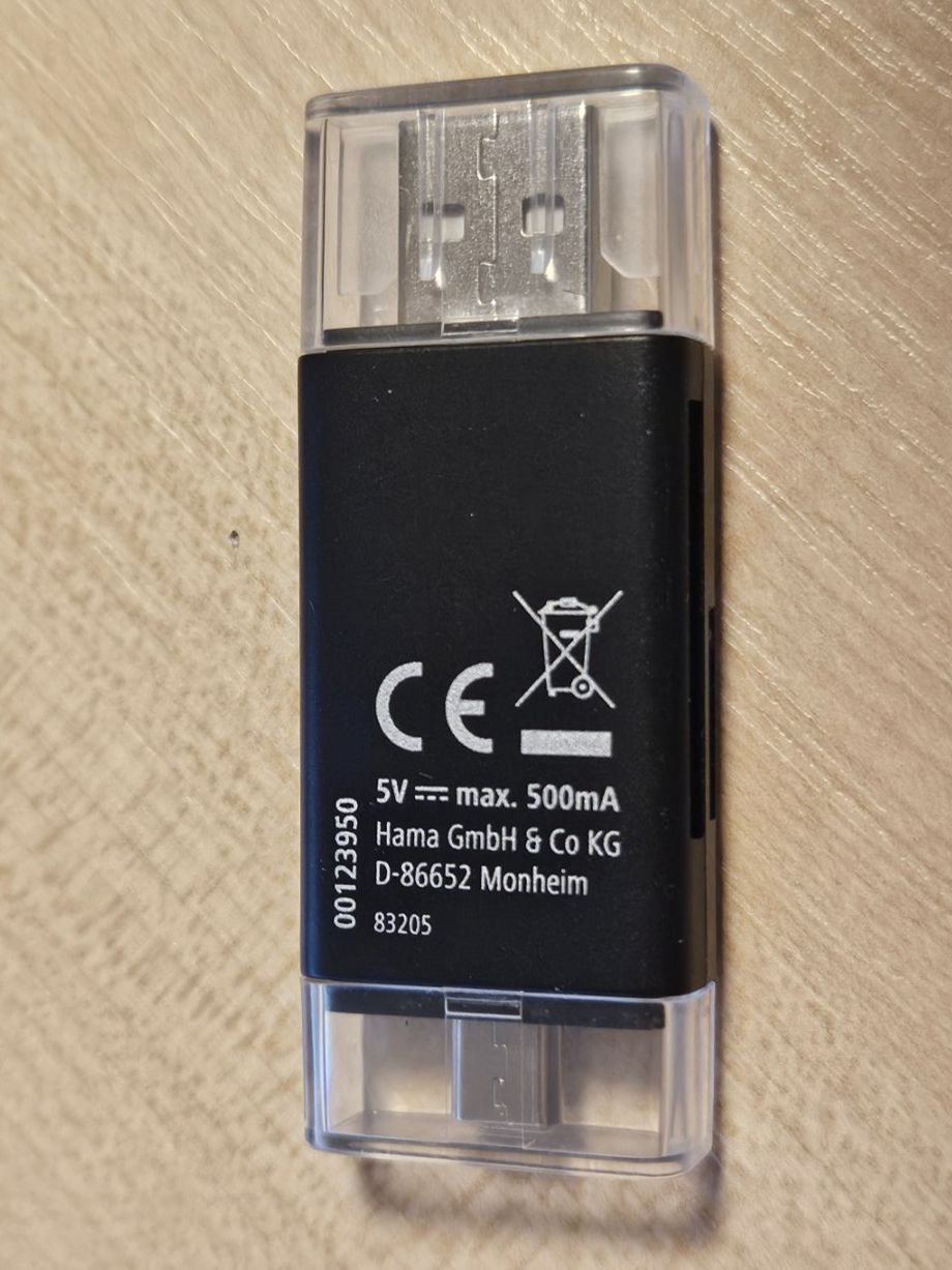Lecteurs de cartes: Hama OTG USB-2.0-Kartenleser SD, micro SD, USB-A, micro USB – D'occasion à Jona par ASMARADO