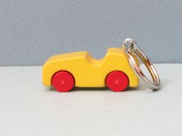Porte-clé voiture en bois