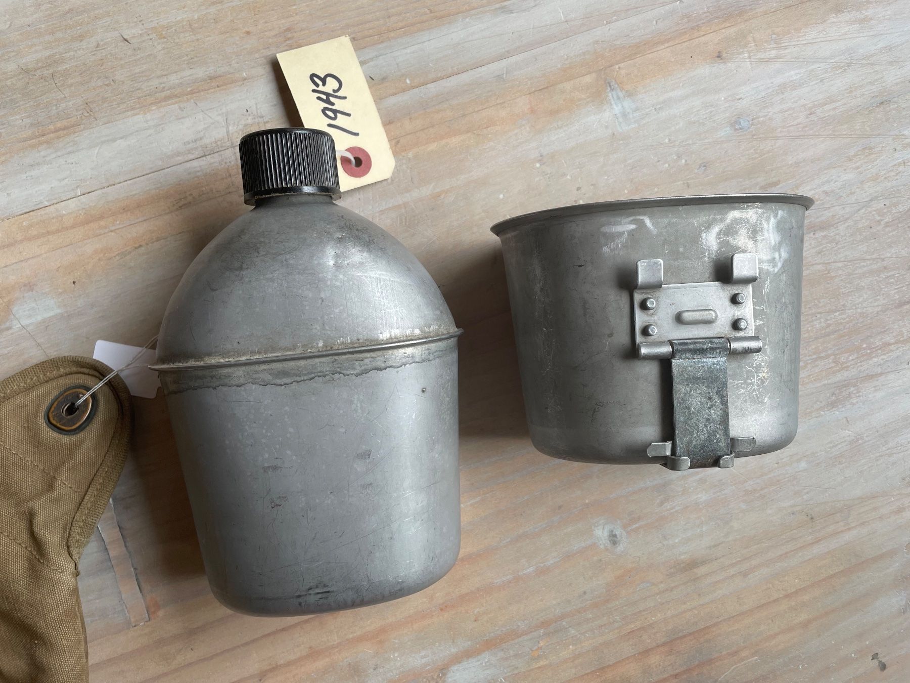 US Army Uniformen: Original us Army WW2 canteen – Gebraucht aus Oberbütschel von Woodie2005 8