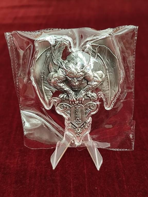 Tutti le monete: 2 OZ Silbermünze Komsco Stacker Gargoyle – Nuovo e nell'imballaggio originale da Diepoldsau venduto da Unique-Coins 1