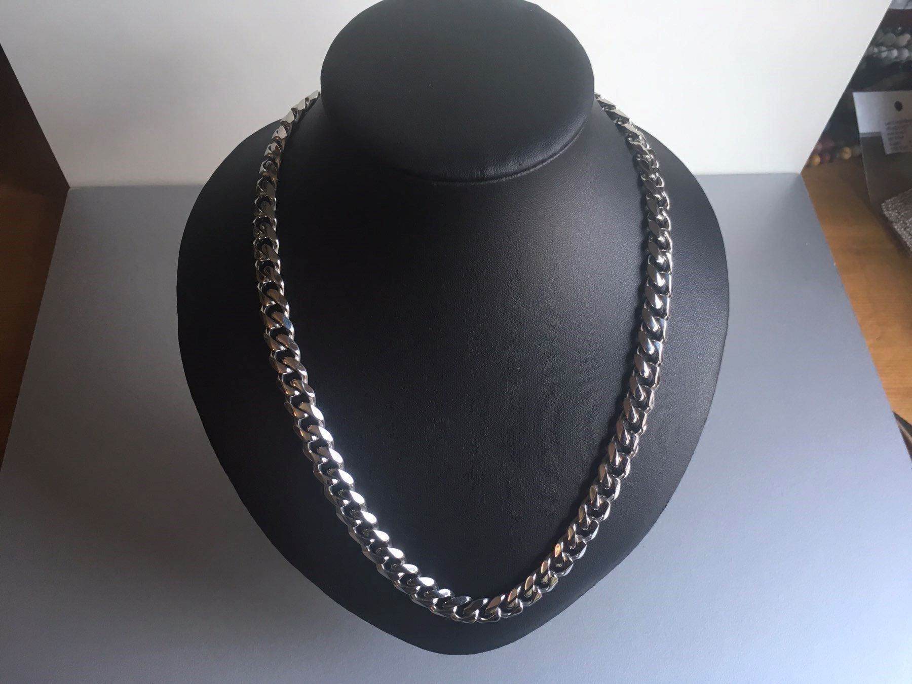 Catenine: Panzerkette aus Edelstahl 10mm – Nuovo e nell'imballaggio originale da Zürich venduto da MEVAS-Schmuck 1
